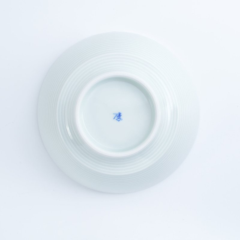 白磁千段ﾗｰﾒﾝ鉢2