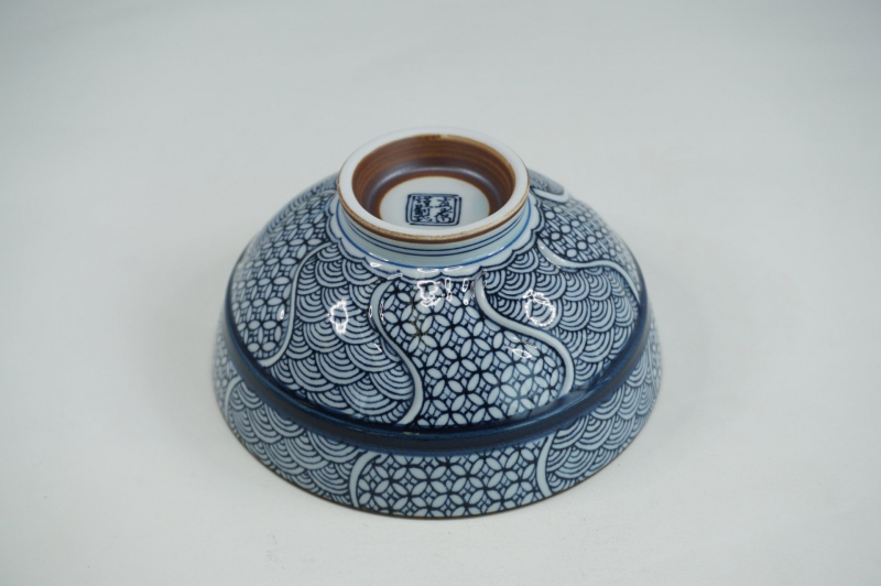 地紋織　茶付　小 6